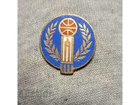 Basketball Federation old badge enamel