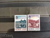 Norvegia Michel Nr 1015/16 din 1989 arhitectura nave pescuit