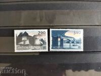 Norway Michel No. 966/67 of 1988 ships, architecture