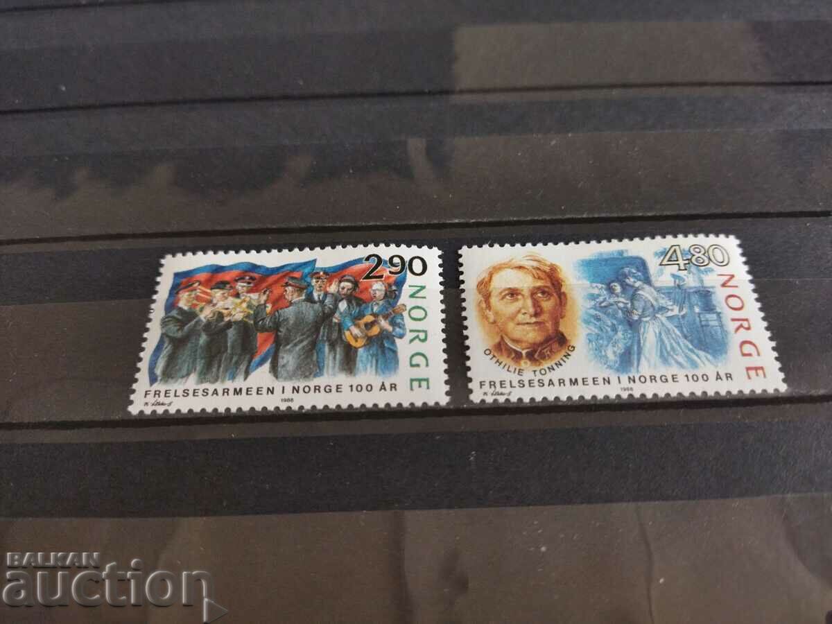 Norway Michel No. 988/89 of 1988 with price 2.50 BGN | € 1.28 Norway Michel No. 988/89 of 1988 with price 2.50 BGN | € 1.28