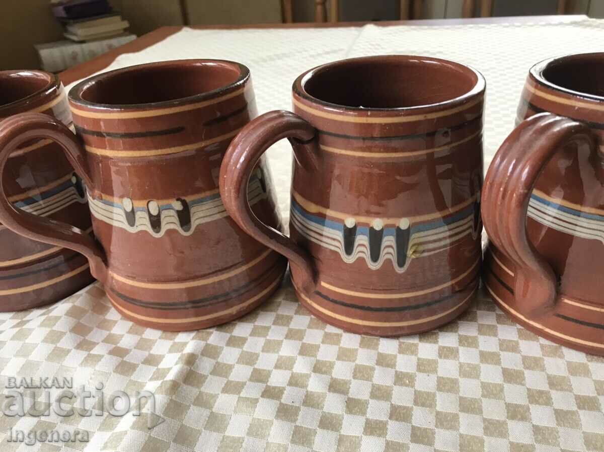 CERAMIC TROJAN MUG MUG LARGE SERVICE-6 PCS. with price 24.00 BGN | € 12.27 CERAMIC TROJAN MUG MUG LARGE SERVICE-6 PCS. with price 24.00 BGN | € 12.27