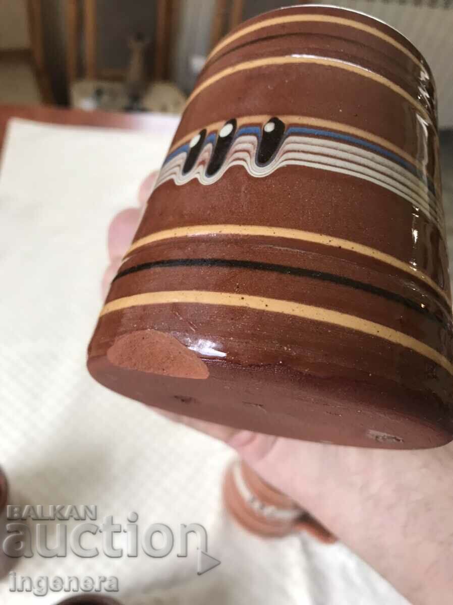 CERAMIC TROJAN MUG MUG LARGE SERVICE-6 PCS. - 7 CERAMIC TROJAN MUG MUG LARGE SERVICE-6 PCS. - 7