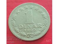 1 dinar 1965 - Iugoslavia