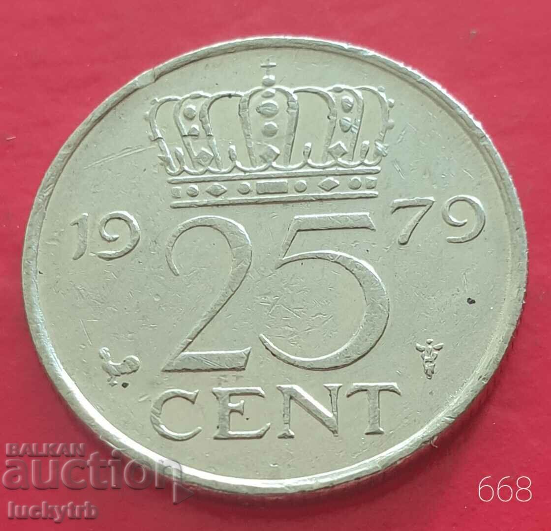 25 cents 1979 - Netherlands