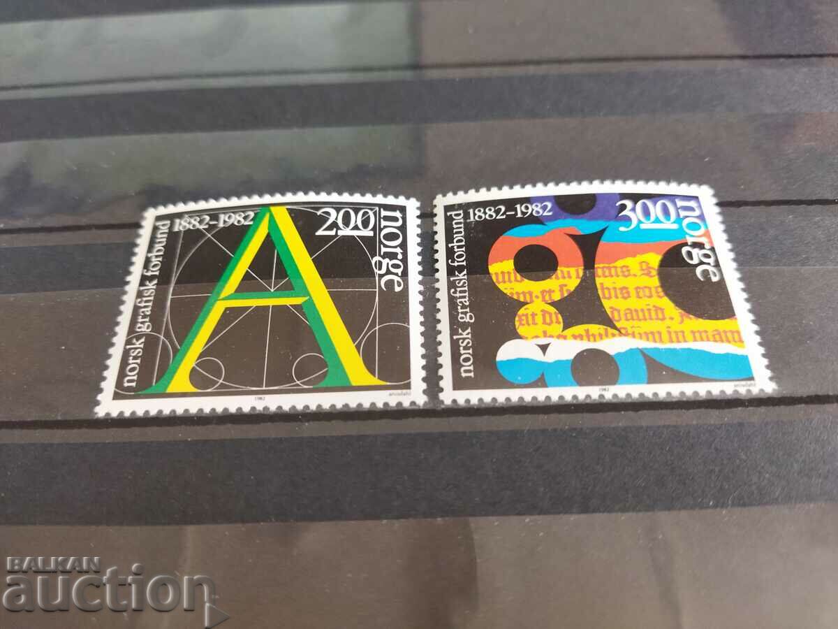 Norvegia Michel nr 872/73 din 1982 cu preț 1.20 BGN | € 0.61 Norvegia Michel nr 872/73 din 1982 cu preț 1.20 BGN | € 0.61