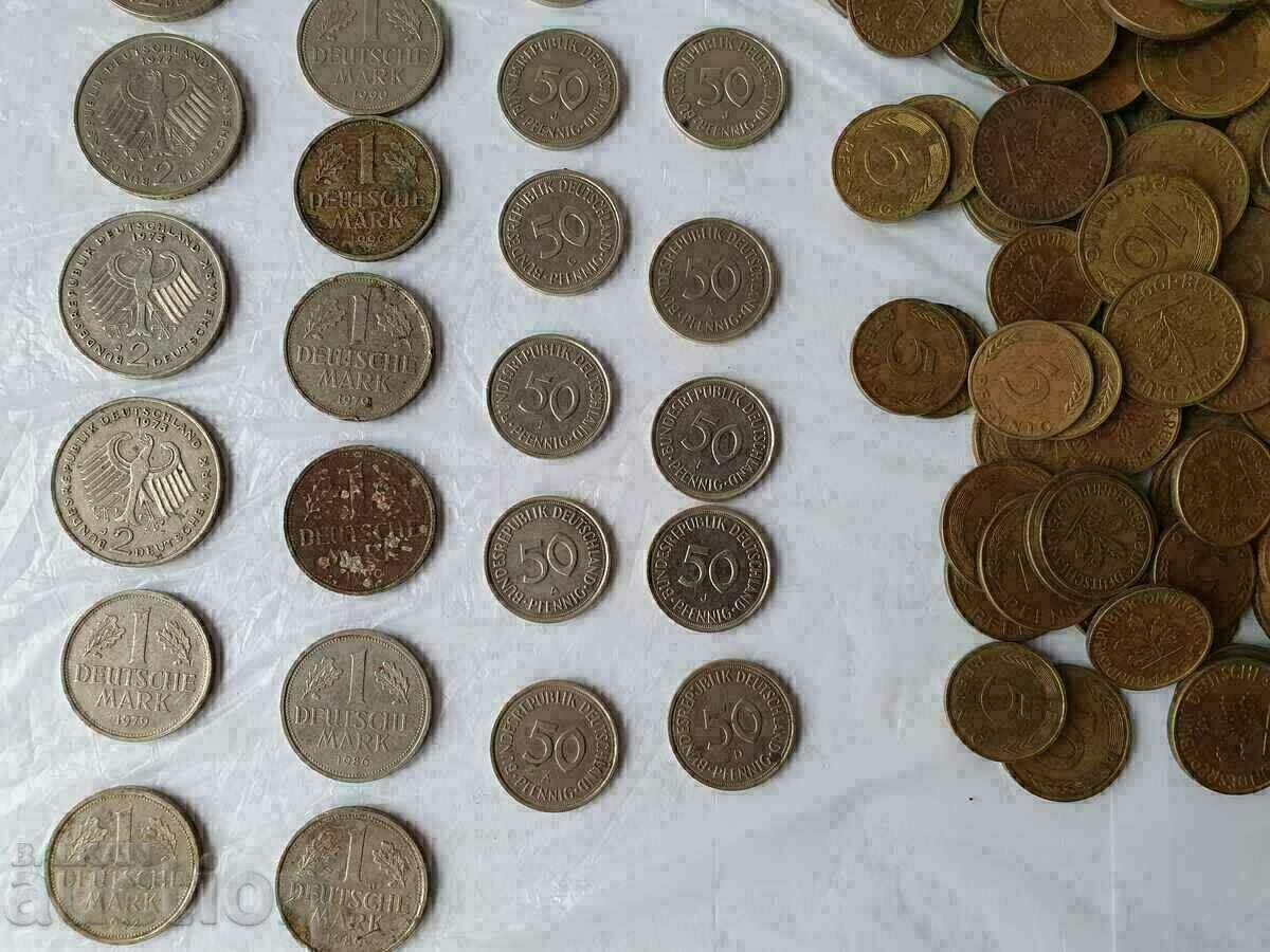 55 German Mark coins - FRG. They are becoming increasingly rare. - 7 55 German Mark coins - FRG. They are becoming increasingly rare. - 7