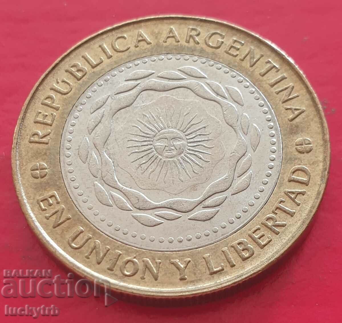 2 pesos 2011 - Argentina with price 2.20 BGN | € 1.12 2 pesos 2011 - Argentina with price 2.20 BGN | € 1.12