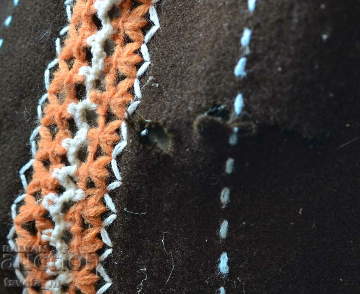 Women's vest of fine wool with embroidery, folk costume - 5 Women's vest of fine wool with embroidery, folk costume - 5