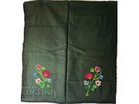 Woolen apron with flaky embroidery, folk costume