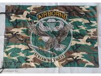 Военно знаме. FLAG AIRBORNE SCREAMING EAGLES