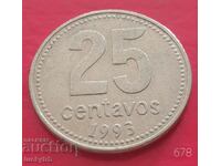 25 centavos 1993 - Αργεντινή