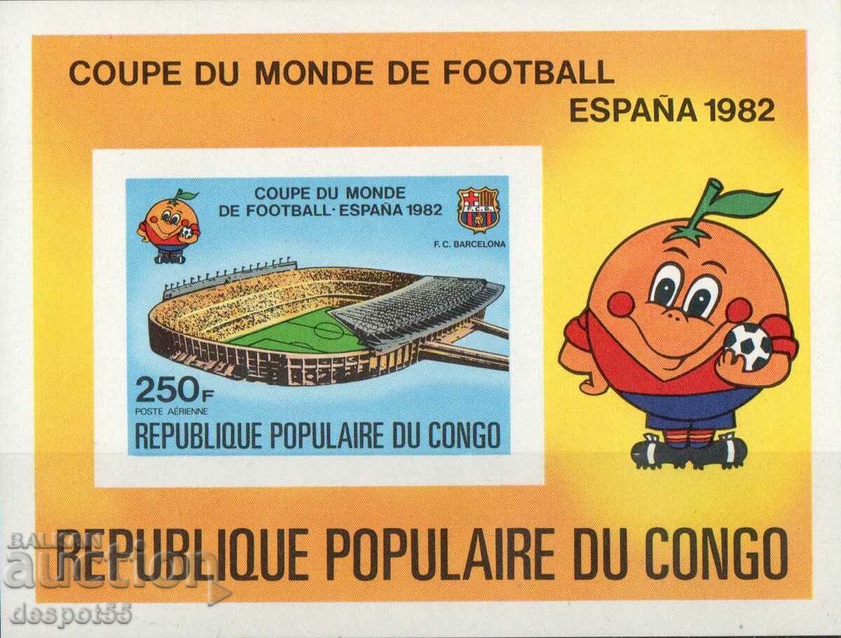 1980. Congo, Rep. Cupa Mondială la fotbal - Spania. Bloc.