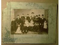 Large photograph of an Ottoman period urban family