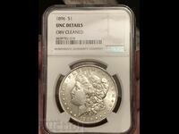 SUA America 1 dolar Morgan 1896 Argint NGC UNC