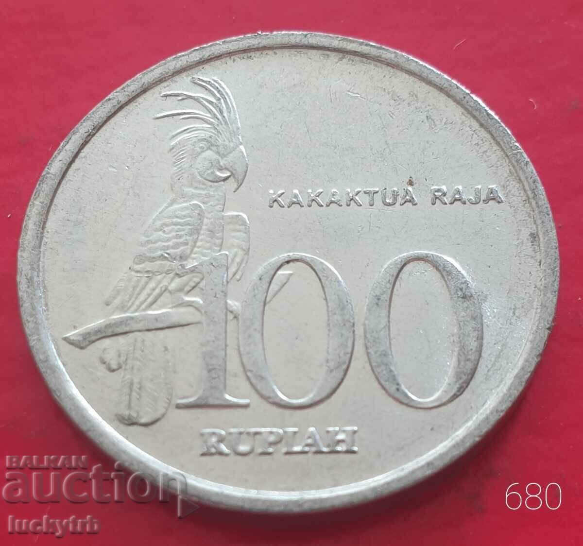 100 de rupii 1978 - Indonezia