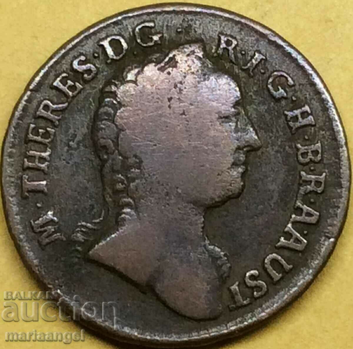 Austria 1 Kreuzer 1761 K - Kremnitz 10.34g 22mm Maria Theresia