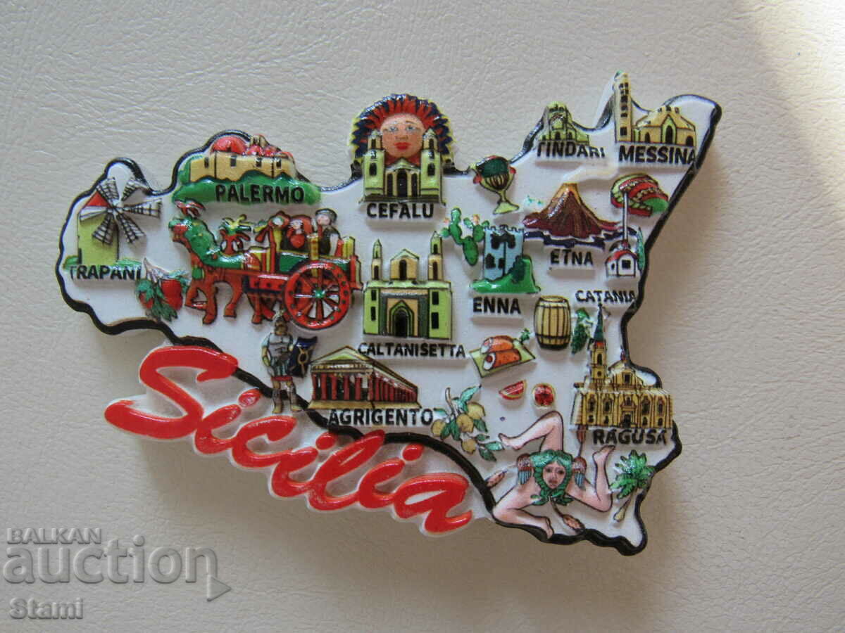 Magnet from Sicily, Italy-1 with price 10.00 BGN | € 5.11 Magnet from Sicily, Italy-1 with price 10.00 BGN | € 5.11