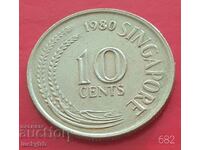 10 cenți 1980 - Singapore