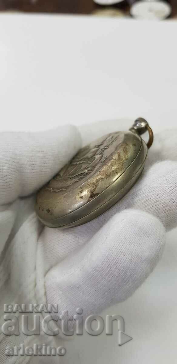 Delivery of USSR Russian pocket watch - Lightning - working Delivery of USSR Russian pocket watch - Lightning - working