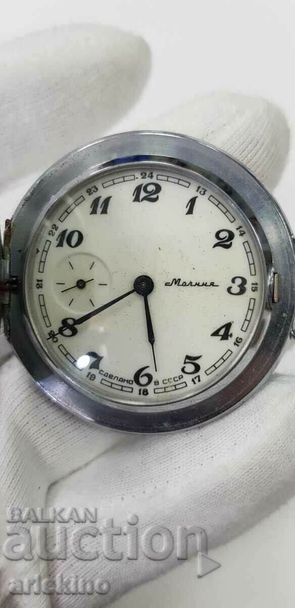 USSR Russian pocket watch - Lightning - two flaps - 5 USSR Russian pocket watch - Lightning - two flaps - 5