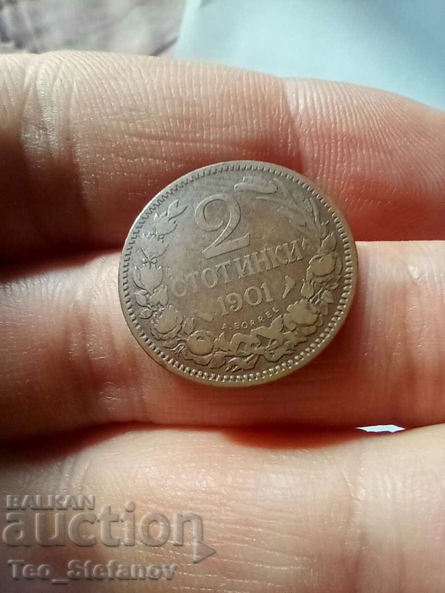 2 cents 1901