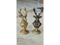 Deer busts - gentlemen:) - 14 cm