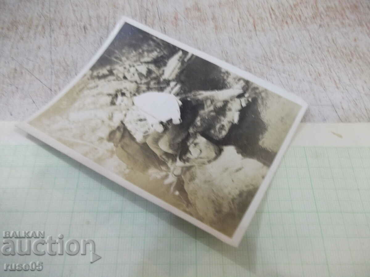 Auction  Old photo of a Bulgarian man in an American river - 3