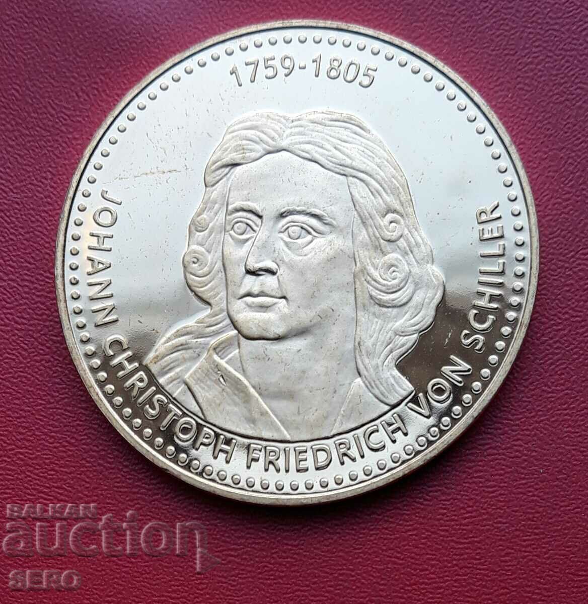 Germany-medal-Friedrich Schiller 1759--1805-writer