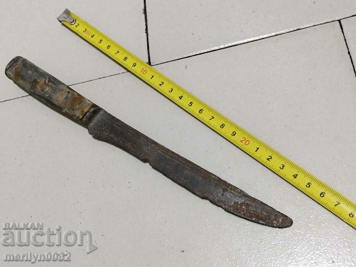 Buinovski knife charred buffalo horn 24cm without kaniya karakulak - 5 Buinovski knife charred buffalo horn 24cm without kaniya karakulak - 5