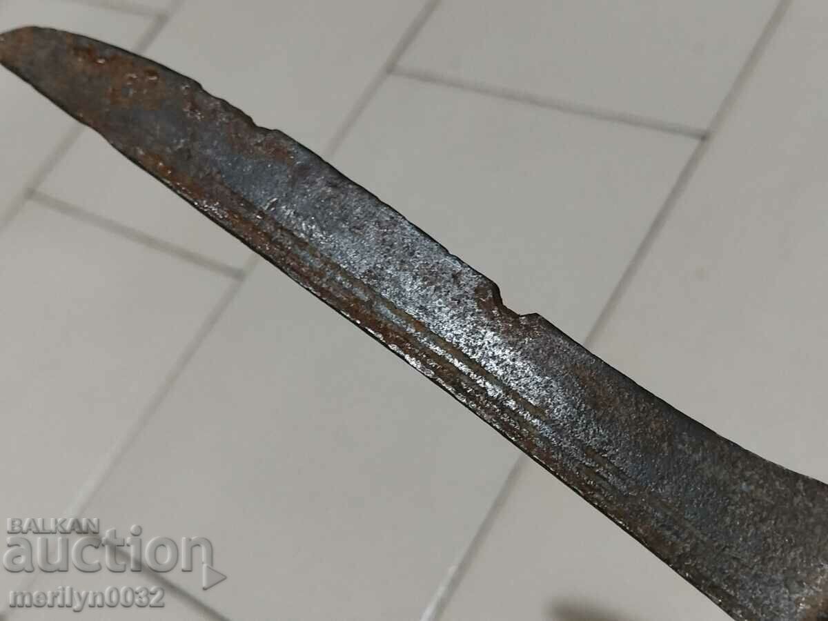 Buinovski knife charred buffalo horn 24cm without kaniya karakulak - 6 Buinovski knife charred buffalo horn 24cm without kaniya karakulak - 6