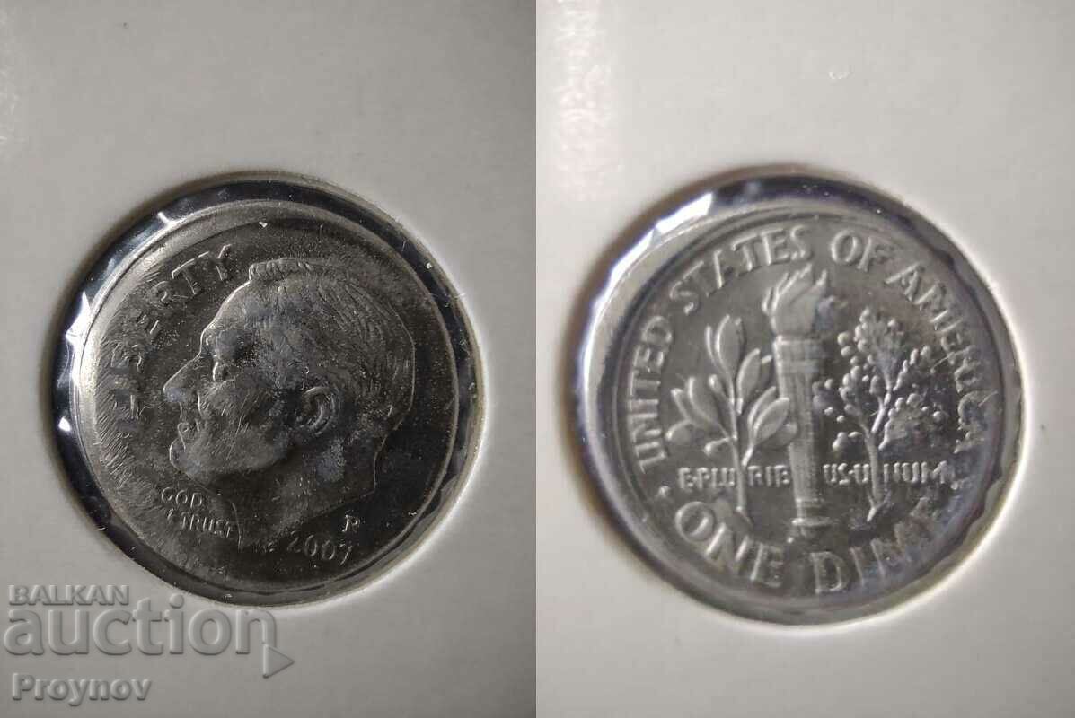 MINT ERROR 10 cents USA-2007-R