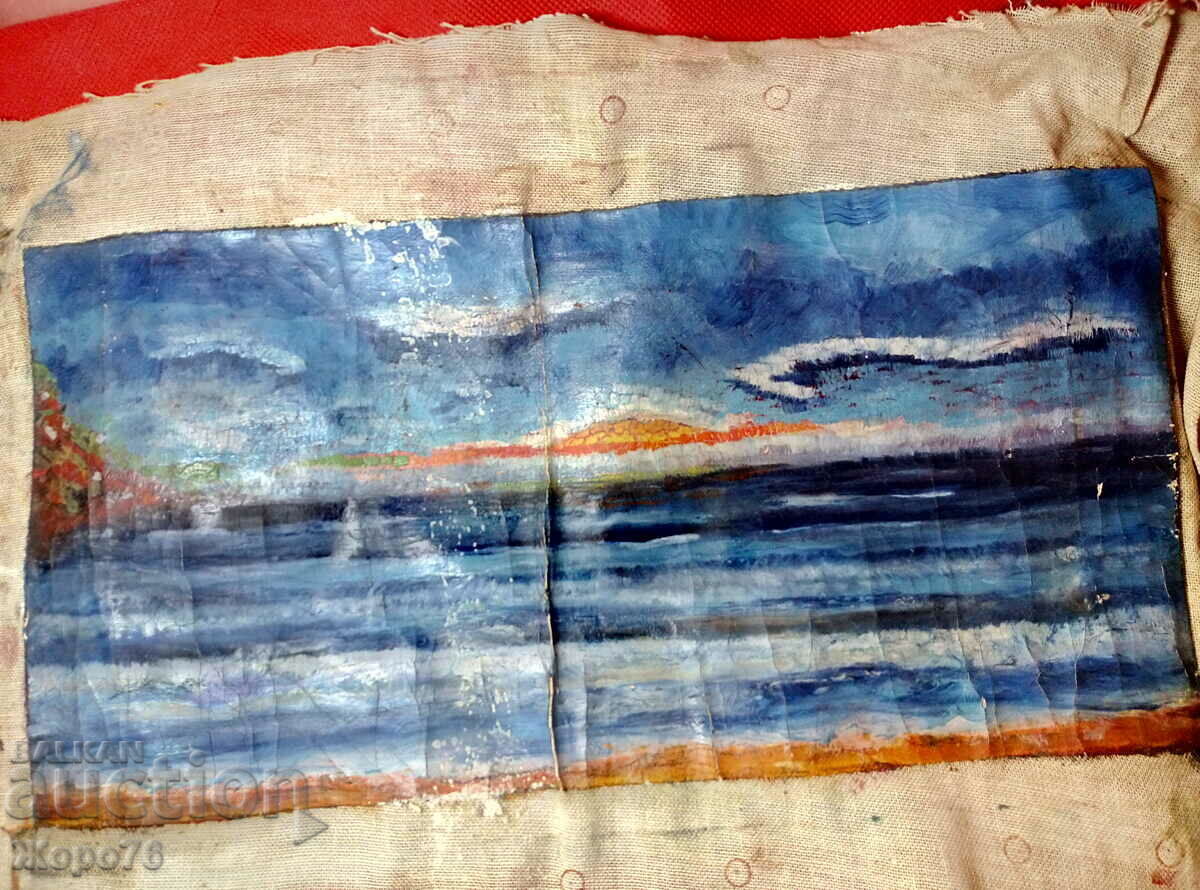 Παλαιά ΕΛΑΙΟΓΡΑΦΙΑ - ΘΑΛΑΣΣΑ με τιμή 30.00 BGN | € 15.34