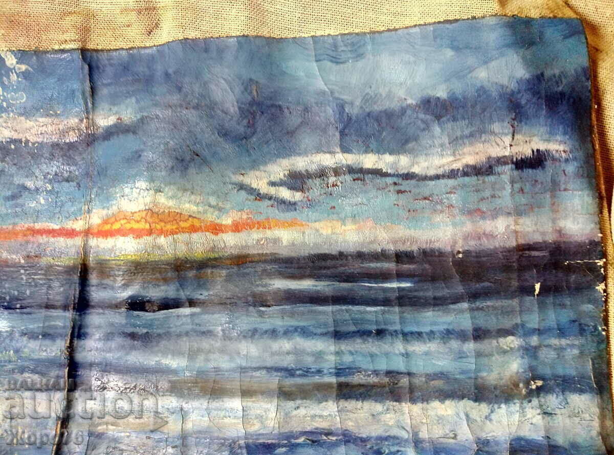 Παλαιά ΕΛΑΙΟΓΡΑΦΙΑ - ΘΑΛΑΣΣΑ - 5