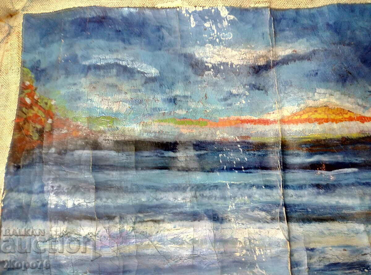 Παλαιά ΕΛΑΙΟΓΡΑΦΙΑ - ΘΑΛΑΣΣΑ - 6