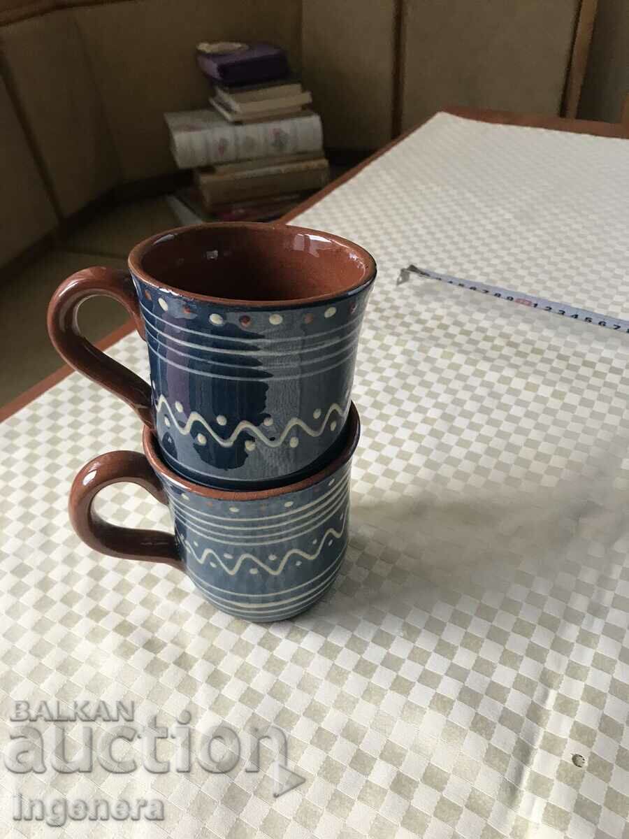 CERAMIC TROJAN MUG LARGE - 2 PCS. - 5 CERAMIC TROJAN MUG LARGE - 2 PCS. - 5