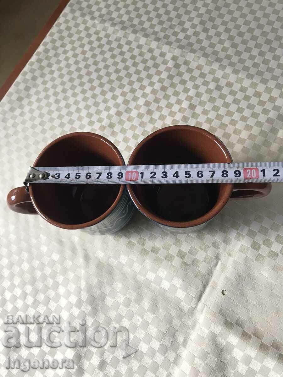 CERAMIC TROJAN MUG LARGE - 2 PCS. - 6 CERAMIC TROJAN MUG LARGE - 2 PCS. - 6