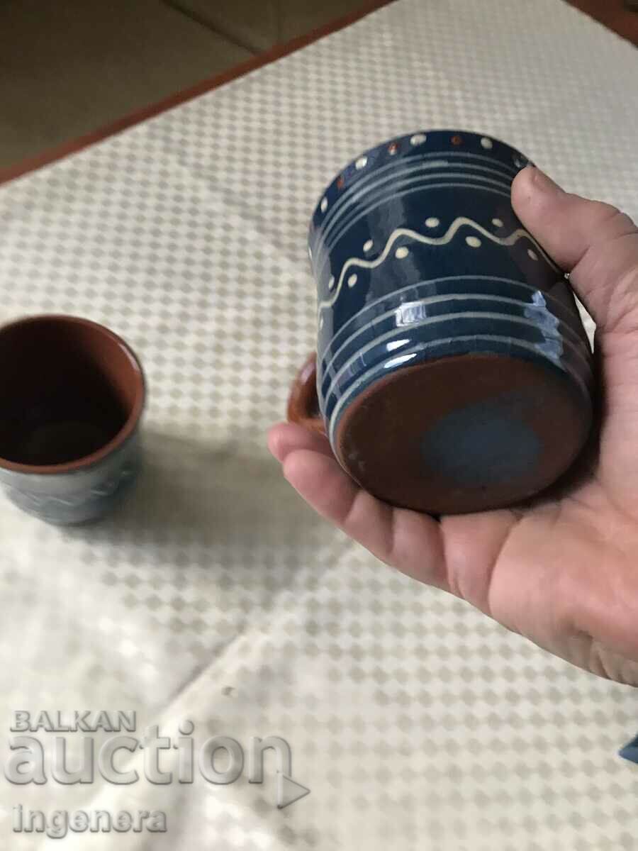 CERAMIC TROJAN MUG LARGE - 2 PCS. - 7 CERAMIC TROJAN MUG LARGE - 2 PCS. - 7