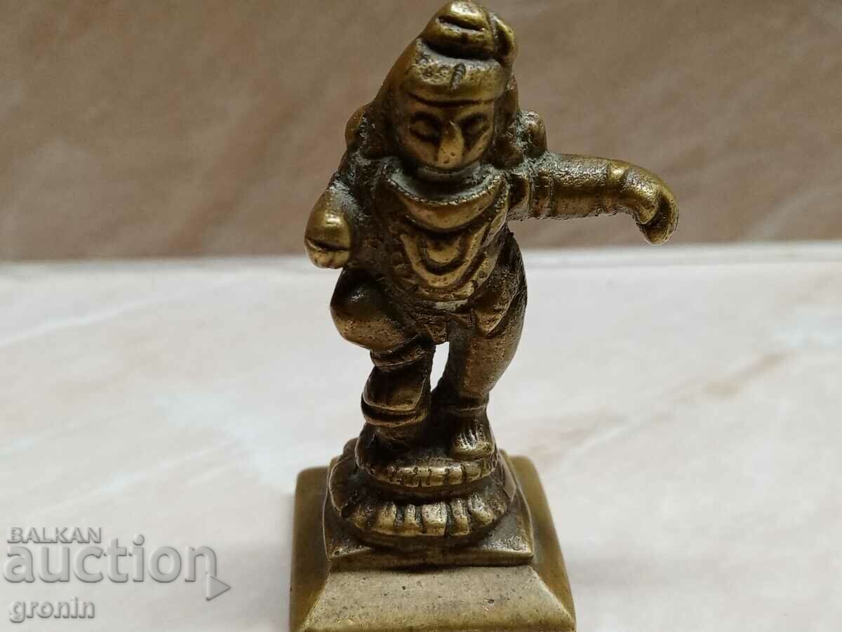 Figure,bronze,Dancing Krishna,miniature,