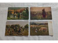 OLD POST CARDS LOT OF 4 PCS