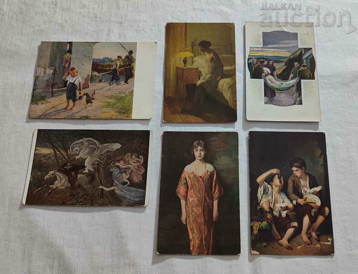 OLD POST CARDS LOT OF 6 PCS