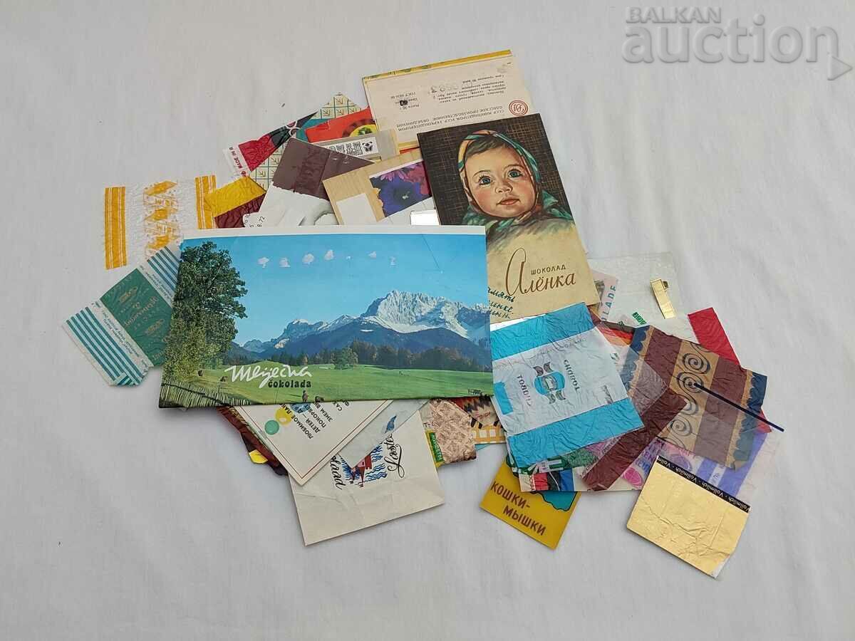 PACKAGING CANDY CHOCOLATE LARGE LOT - 6 PACKAGING CANDY CHOCOLATE LARGE LOT - 6