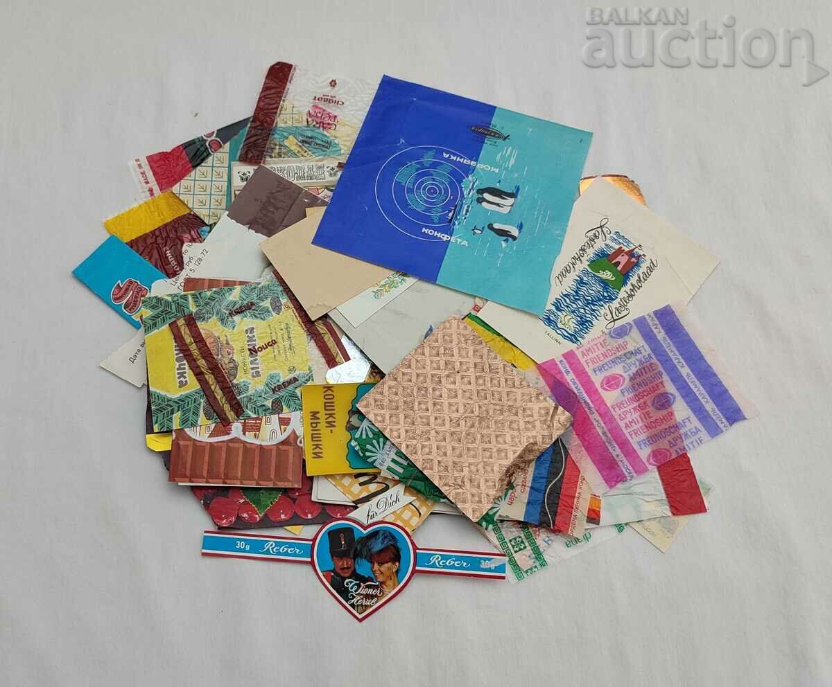 PACKAGING CANDY CHOCOLATE LARGE LOT - 7 PACKAGING CANDY CHOCOLATE LARGE LOT - 7