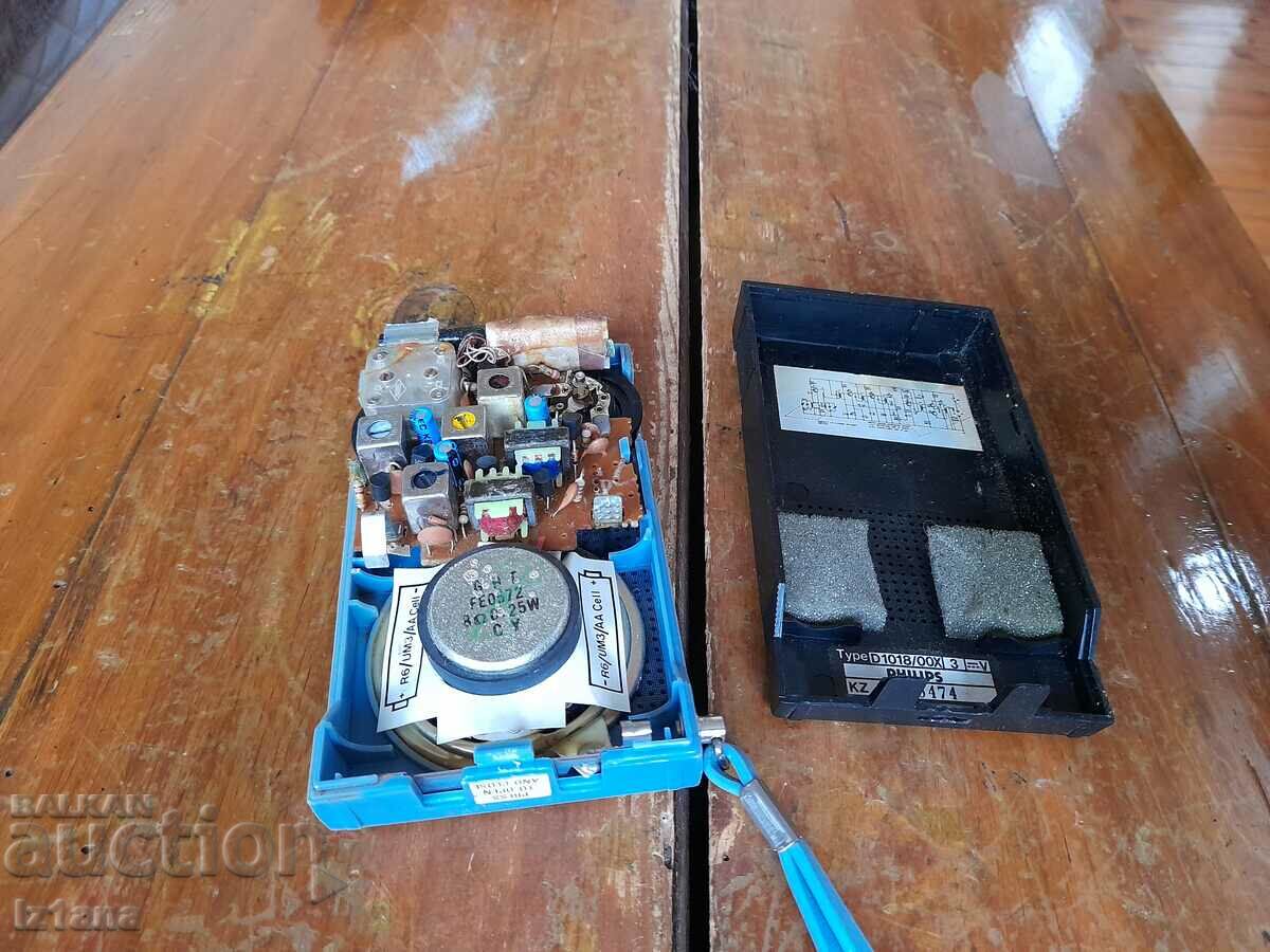 Old radio, Philips D-1018 radio receiver - 6 Old radio, Philips D-1018 radio receiver - 6