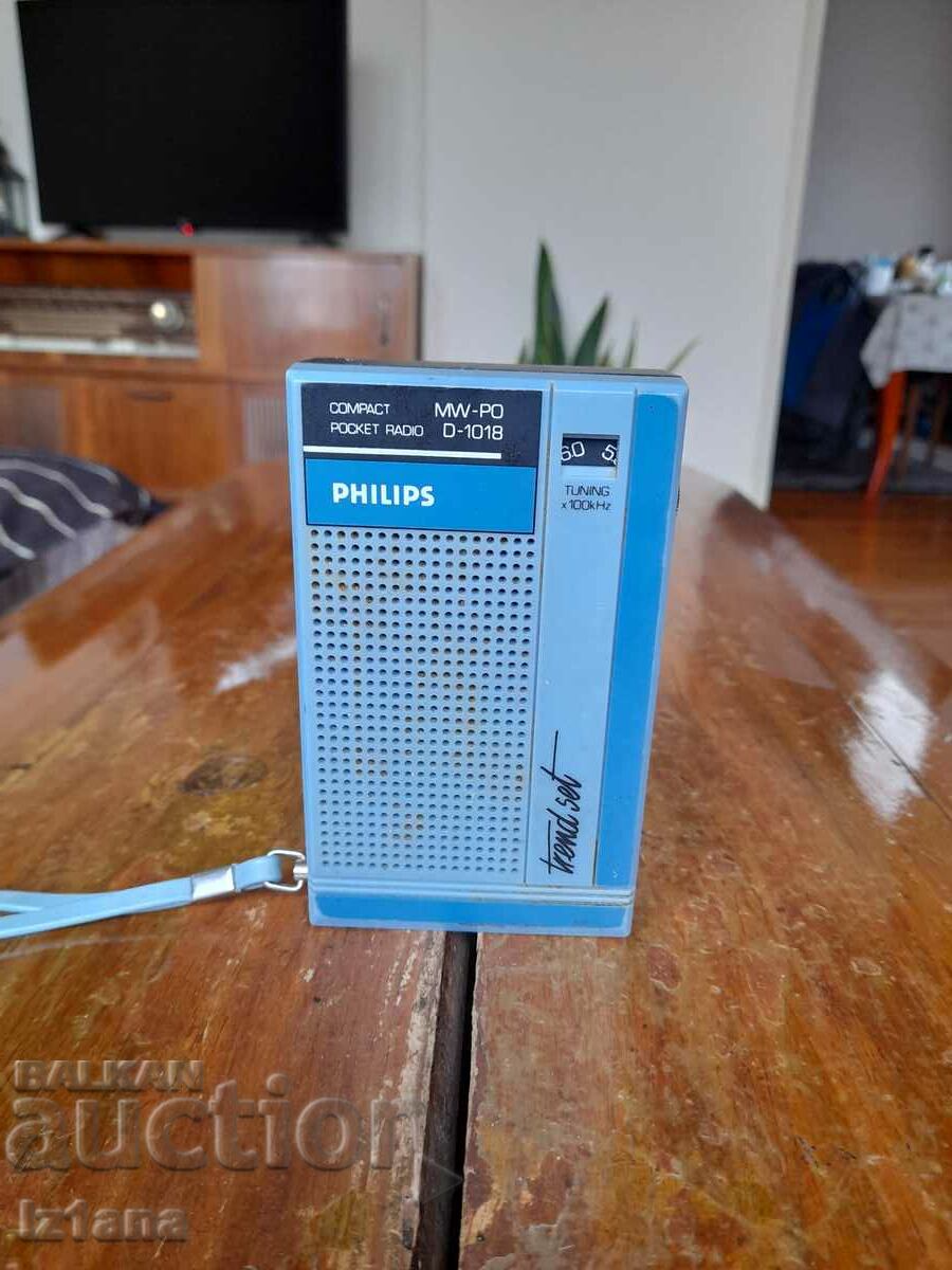 Old radio, Philips D-1018 radio receiver