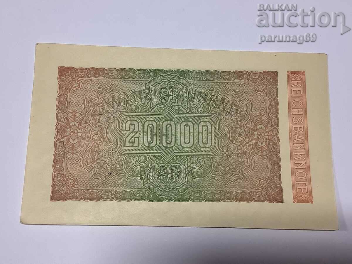 Germany - 20,000 marks 1923 P.85a UNC with price 3.00 BGN | € 1.53 Germany - 20,000 marks 1923 P.85a UNC with price 3.00 BGN | € 1.53