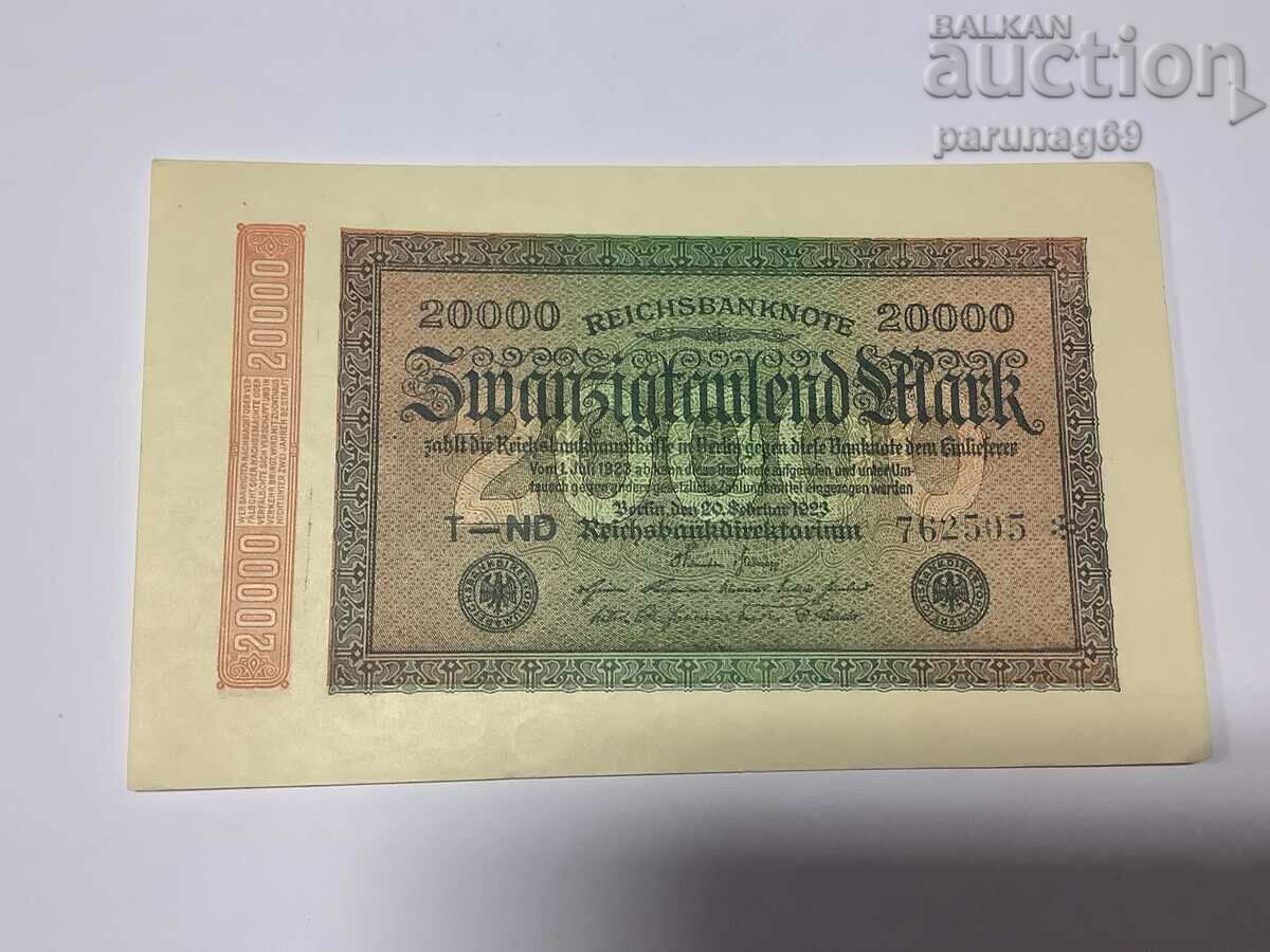 Германия - 20000 марки 1923 год. Р.85a UNC