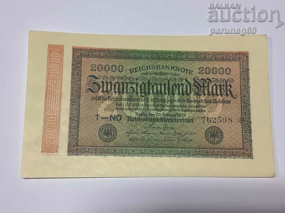 Германия - 20000 марки 1923 год. Р.85a UNC