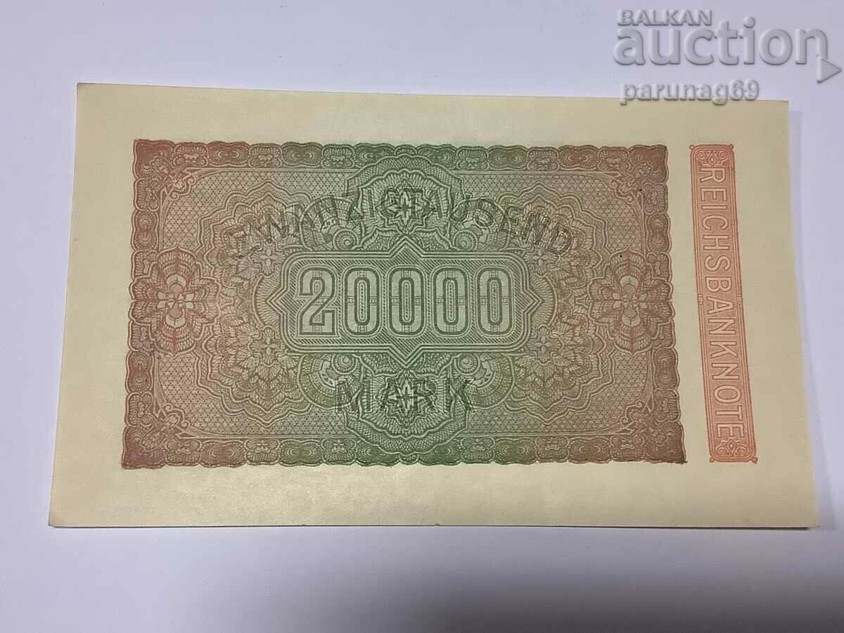 Germany - 20,000 marks 1923 P.85a UNC with price 3.00 BGN | € 1.53