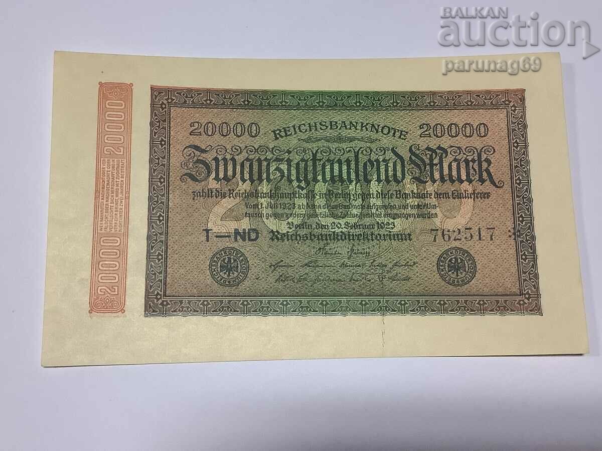 Germany - 20,000 marks 1923 P.85a UNC