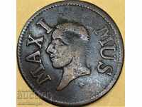 France 1827 1 liard Maximus 22mm